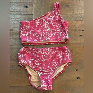 Crewcuts Pink Floral Bikini Set